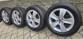 Originál alu Škoda SCALA 5x100 205/55 R16 letní - 6,5mm - 4
