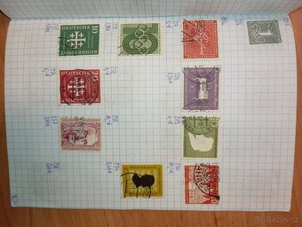 Německé poštovní známky 1951-1972 zošit - 4