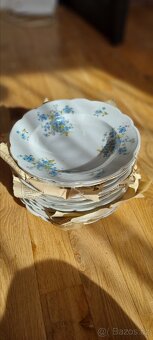 Porcelánová sada MZ Czechoslovakia (cca 1935) – modré květy - 4