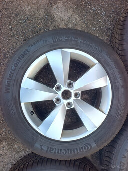 Orig. zimní alu Škoda 5x112 - Continental 215/65 R17 Kodiaq - 4