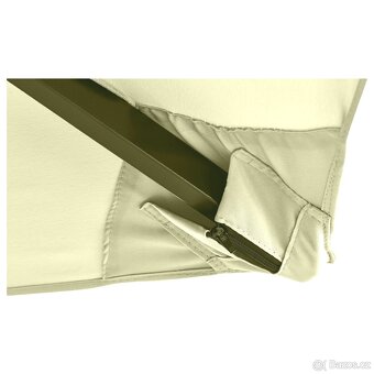 Nový zahradní altán Verona Ø 350 cm, v 265 cm - béžový/černý - 4