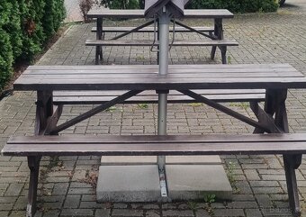 5 x zahradní stoly pro 6 osob - 4