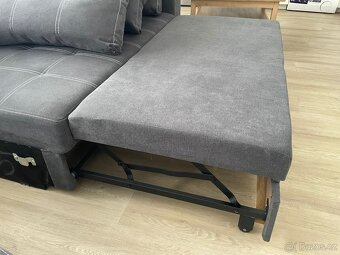 Rozkládací pohovka tvaru L - 4