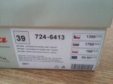 Dámské boty Baťa vel. 39 - zánovní - 4