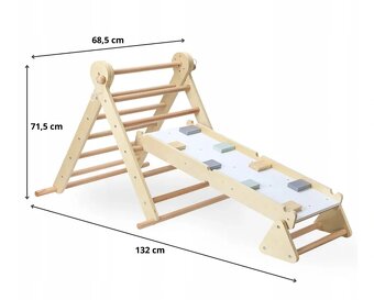 Best dětská dřevěná sestava - dřevěné domácí dětské hřiště - 4