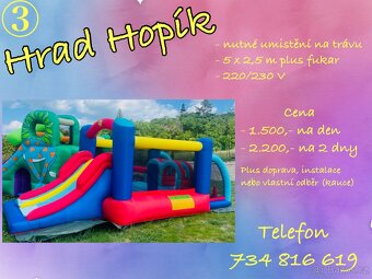 Pronájem nafukovacích atrakcí - 4