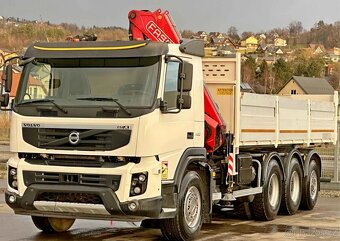 Volvo FMX 450 - 8x4 – Sklápěč/Valník + HR-FASSI F215A.0.24 – - 4