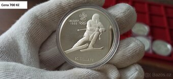 Kanada stříbrné 20 Dollars OH Calgary 1988. - 4