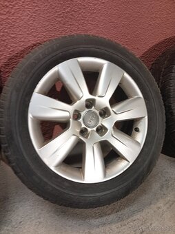 Alu originál Audi 17" 5x112 pneu na výměnu - 4