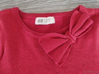 Dívčí úpletové šaty vel. 122/128 zn. H&M - 4