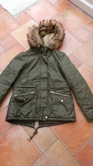 Divčí bunda parka vel.38 - 4