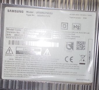 Prodam Samsung UE50NU7442-125cm (50") 4K WiFi UltraHD SMART - 4