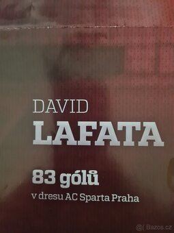 AC SPARTA PRAHA rarity -  David Lafata plakát - podpis - 4