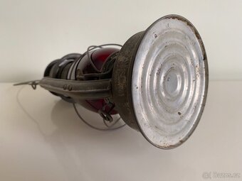 Stará petrolejová lampa petrolejka BAT 158 Nemecko - 4