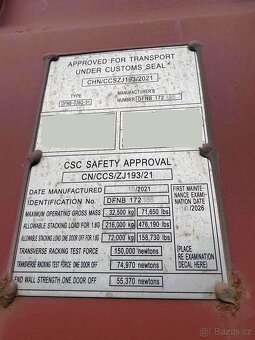 Prodám 12m lodní kontejner (40') – High Cube, IICL - 4