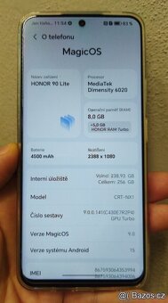 HONOR 90 LITE 5G 8+5/256 + 256GB SDXC+EXTRA BALENÍ - 4