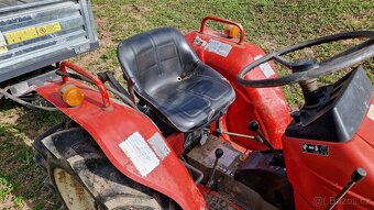 Malotraktor Yanmar + Hydraulicky sklopný vlek 1t - 4