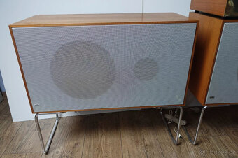 2x Braun L604 se základnou, Dieter Rams 1964, ořech, v dobré - 4