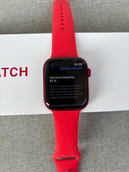 Apple Watch Series 7 45mm (PRODUCT) RED TOP STAV - 4