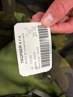 Prodám nové celoroční maskáče – vel. 170/100 - 4