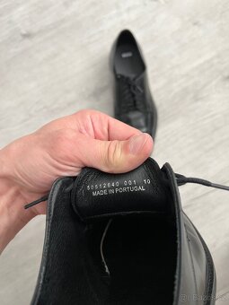 Jako nové společenské kožené boty Hugo Boss 10/44 - 4