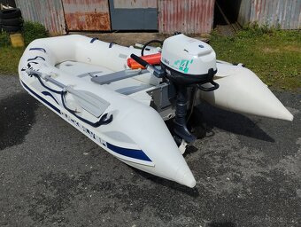 Nafukovací člun QuickSilver 340AirDeck + Yamaha 4Ps 4T - 4