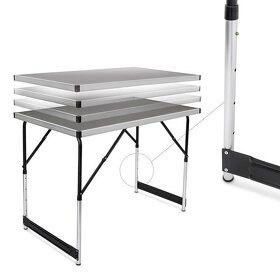 Nový 3 x skládací hliníkový prodejní pult - stůl PC/2190kč - 4