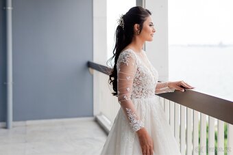 Svatební šaty Bellé Marié  Ateliér Ivory / champagne - 4