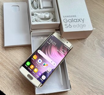 Samsung Galaxy S6 Edge 32gb Gold Platinum, komplet, zánovní - 4