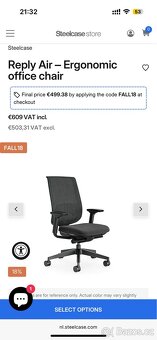 Kancelářská židle Steelcase Reply Air - 4