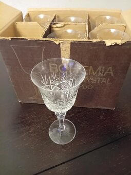 sada broušených sklenic - pozůstalost - 4