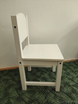 Dětská židlička IKEA Sundvik bílá - 4