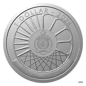 Stříbrná mince Na kolech - Nákladní automobil Praga V3S proo - 4