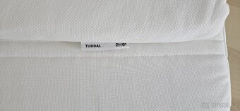 Tuddal Ikea vrchní matrace, bílá, 140x200 cm - 4