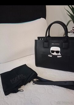 Karl Lagerfeld vysoce luxusní celokožená kabelka - 4