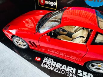 Model Bburago Ferrari 550 Maranello 1/18 Made in Italy - 4