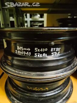 Disky 5x100 ET35/ET43/ET37 6Jx, 5Jx14" 57,1 - 4 kusy - 4