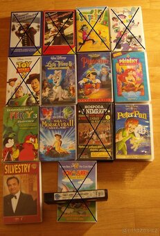originální VHS kazety (videokazety) - 4