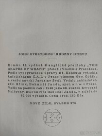 STEINBECK JOHN - Hrozny hněvu - 1946 - PODPIS STEINBECK - 4