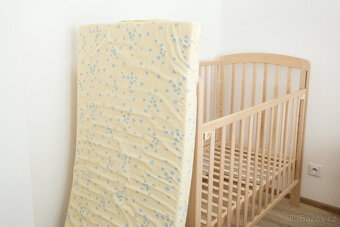 Dětská postýlka se stahovacím bokem Scarlett ADRA ECO buk - 4