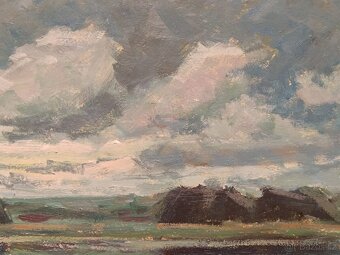 Obraz Jiří Peřina, U rybníka 42x79 - 4