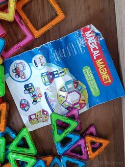 Magnetická stavebnice 100 kusů - 4
