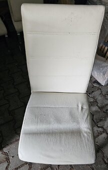 4x krémová židle - 4