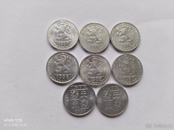 8x 5 haléřů Československo - 4