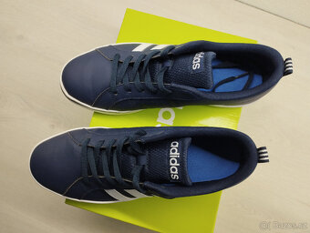 BOTY-Adidas VS PACE-NAVY WHT BLUE - B74493 - Tmavomodrá - 4