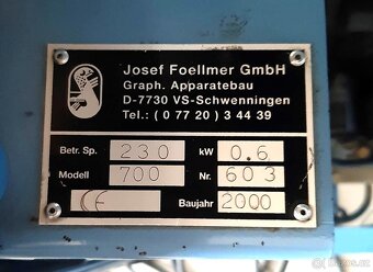 Počítací stroj na archy ROTOMATIC F700 - 4