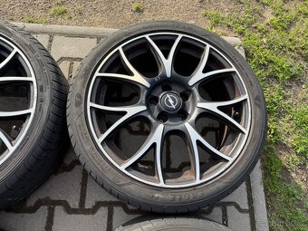 4x al kola 5x105 18 + pneu letní 225/40 R18 - 4