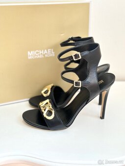 Kožené sandály na podpatku Michael Kors ( Nové s cenovkou) - 4