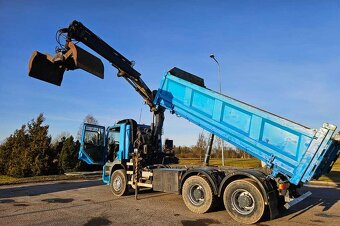 Sklapac s hydra rukou  Hiab Daf xf 340 6x4 - 4