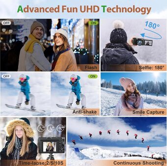 4K Digital Camera for Photography and Video, 48MP - 4